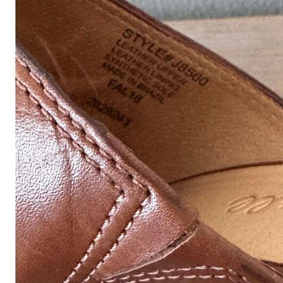 Madewell Mule Womens Size 9 Brown Leather Harper Slide Block Heel Shoes - Picture 6 of 8